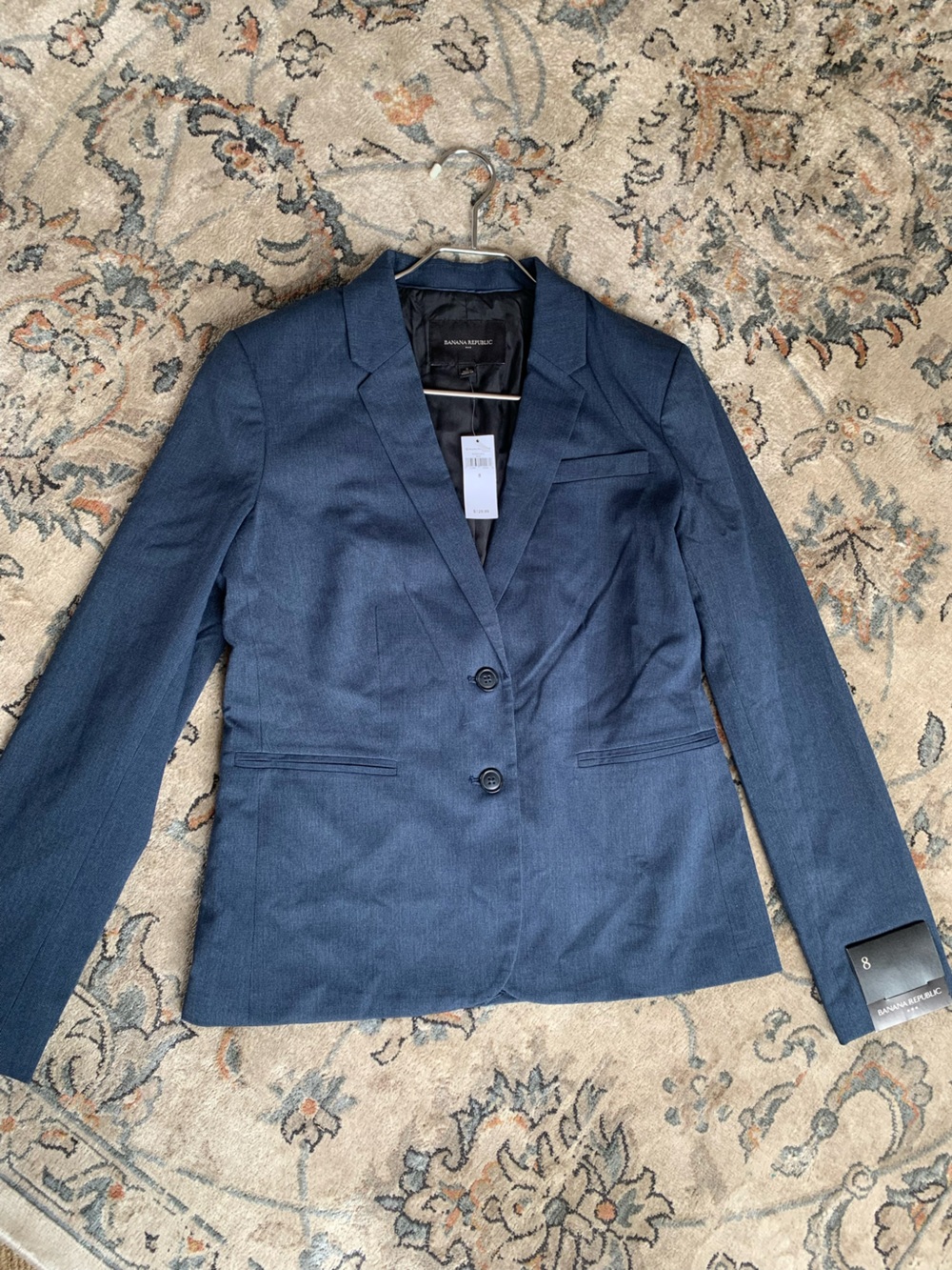 Women's Blue Two-Button Blazer size 8